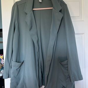 Athleta Women's Green Blazer Jacket